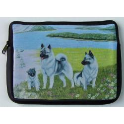 Elkhound Picture Netbook Sleeve #2