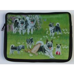 Elkhound Picture Netbook Sleeve #5
