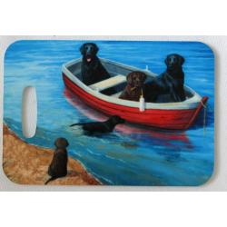 Flat Coat 4 luggage tag