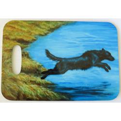 Flat Coat 5 luggage tag