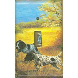 German Shorthair Picture Single Light Switch Plate #3A