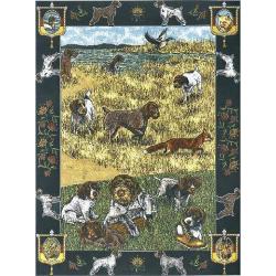 German Wirehaired Pointer Tapestry Blanket Throw #1 German Wirehaired Pointer Tapestry Blanket Throw #1