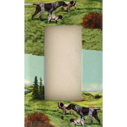 German Wirehair Rocker Single Light Switch Plate 3A GWP 3A RSLSP-P