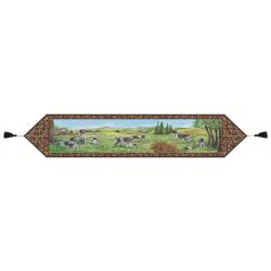 German Wirehaired Pointer Tapestry Table Runner GWP table runner