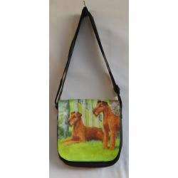 Irish Terrier 1A small messenger bag - front