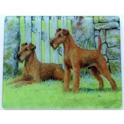 Irish Terrier Tempered Glass Cutting Board #1
