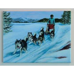 Alaskan Malamute Picture Tile #2 Mal Tile 2