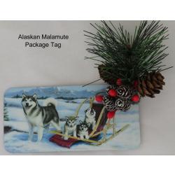 Alaskan Malamute 3 Ornament/package tag Alaskan Mal 3 orn