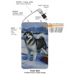 Alaskan Malamute Power Bank Portable Compact Charger #3 Alaskan Mal 3 power bank