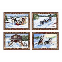 Malamute placemat set