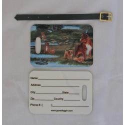 Toller Picture #1 Luggage Tag Toller #1 luggage tag