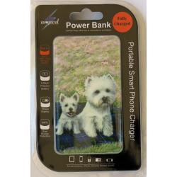 Westie 1 power bank packaged