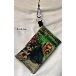Yorkie 3 cell phone holder - front