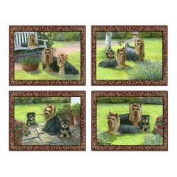 Yorkie placemat set